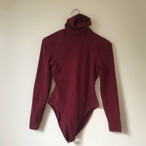 American Apparel Turtleneck Bodysuit - Size XS